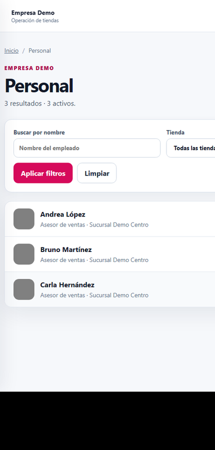 Personal en Aureo Isolucion